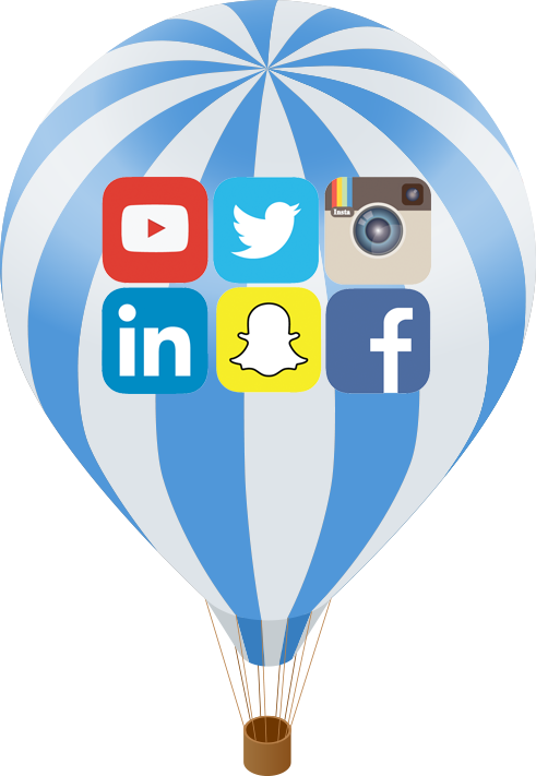 Hot Air Balloon of Social Media