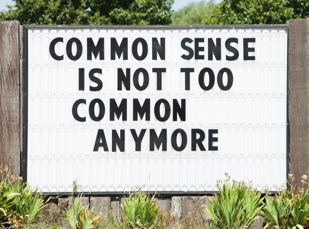 Common Sense is Not Common class=