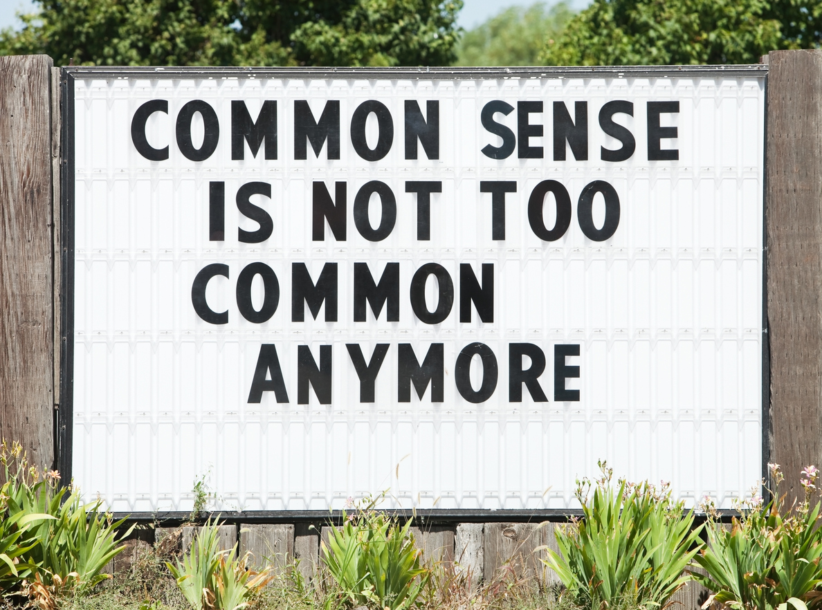Common Sense is Not Common