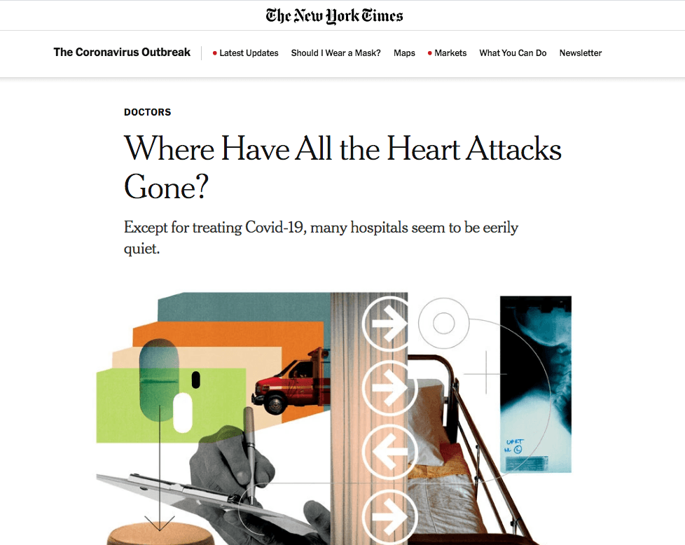 NY Times - Where Have All The Heart Attacks Gone