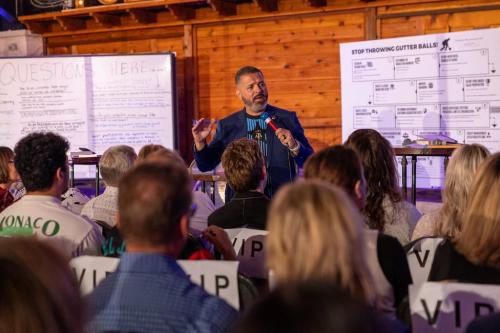 Clay Clark Gallery Tim Tebow Image June 2024 Business Conference 021