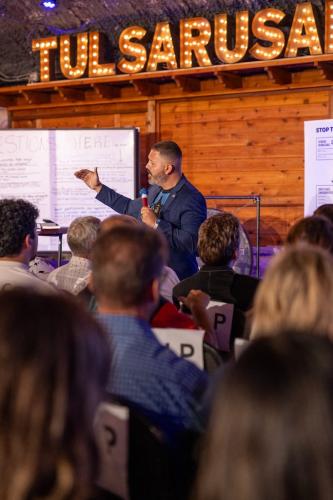 Clay Clark Gallery Tim Tebow Image June 2024 Business Conference 024