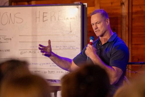 Clay Clark Gallery Tim Tebow Image June 2024 Business Conference 058