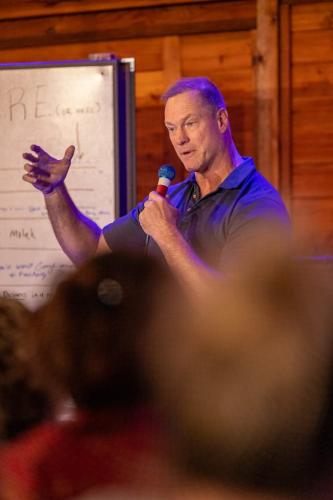 Clay Clark Gallery Tim Tebow Image June 2024 Business Conference 060