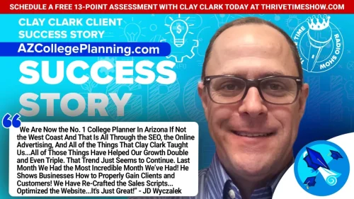 Clay-Clark-Business-Coaching-Client-Success-Story-3.24.26-AZCollegePlanning
