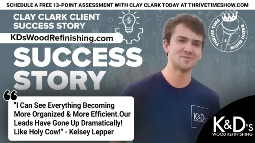 Clay-Clark-Business-Coaching-Client-Success-Story-3.24.26-KDsWoodRefinishing
