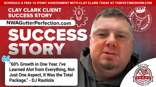 Clay-Clark-Business-Coaching-Client-Success-Story-3.24.26-NWAGutterPerfection