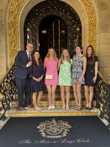 Clay-Clark-Family-At-Entrance-of-Maralago-With-the-Clark-Family-February-19th-2026IMG 20260219 112324