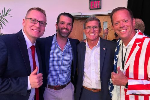 Clay-Clark-Gallery-4x6-Clay-Clark-Donald-Trump-Jr-General-Flynn-Eric-Trump
