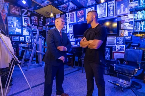 Clay-Clark-Laughing-With-Tim-Tebow-April-9th-2026-Thrivetime-Show-Business-Conference-April-2026-101