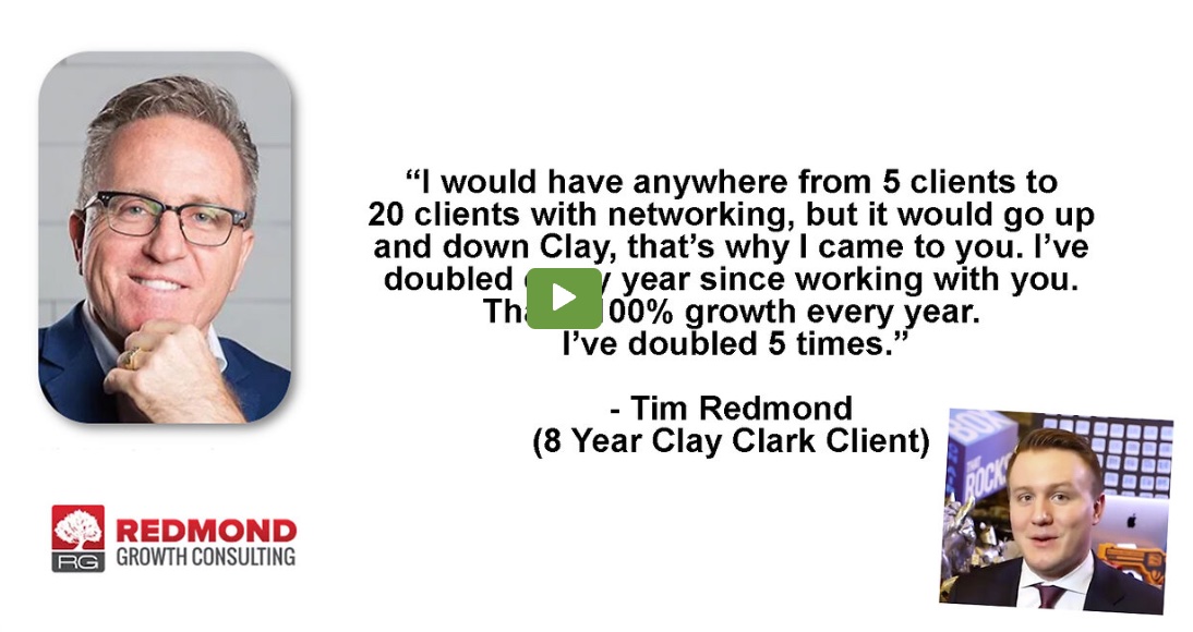 Tim Redmond I Would Have Between 5 20 Clients Video